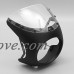 CoCocina 7Inch Motorcycle Headlight Handlebar Fairing Retro Cafe Racer Style Universal - Matte black - B07C7YMF4T